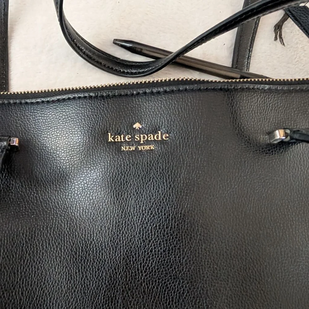 Kate Spade Kona Patterson Drive Black and White Tote - See Notes